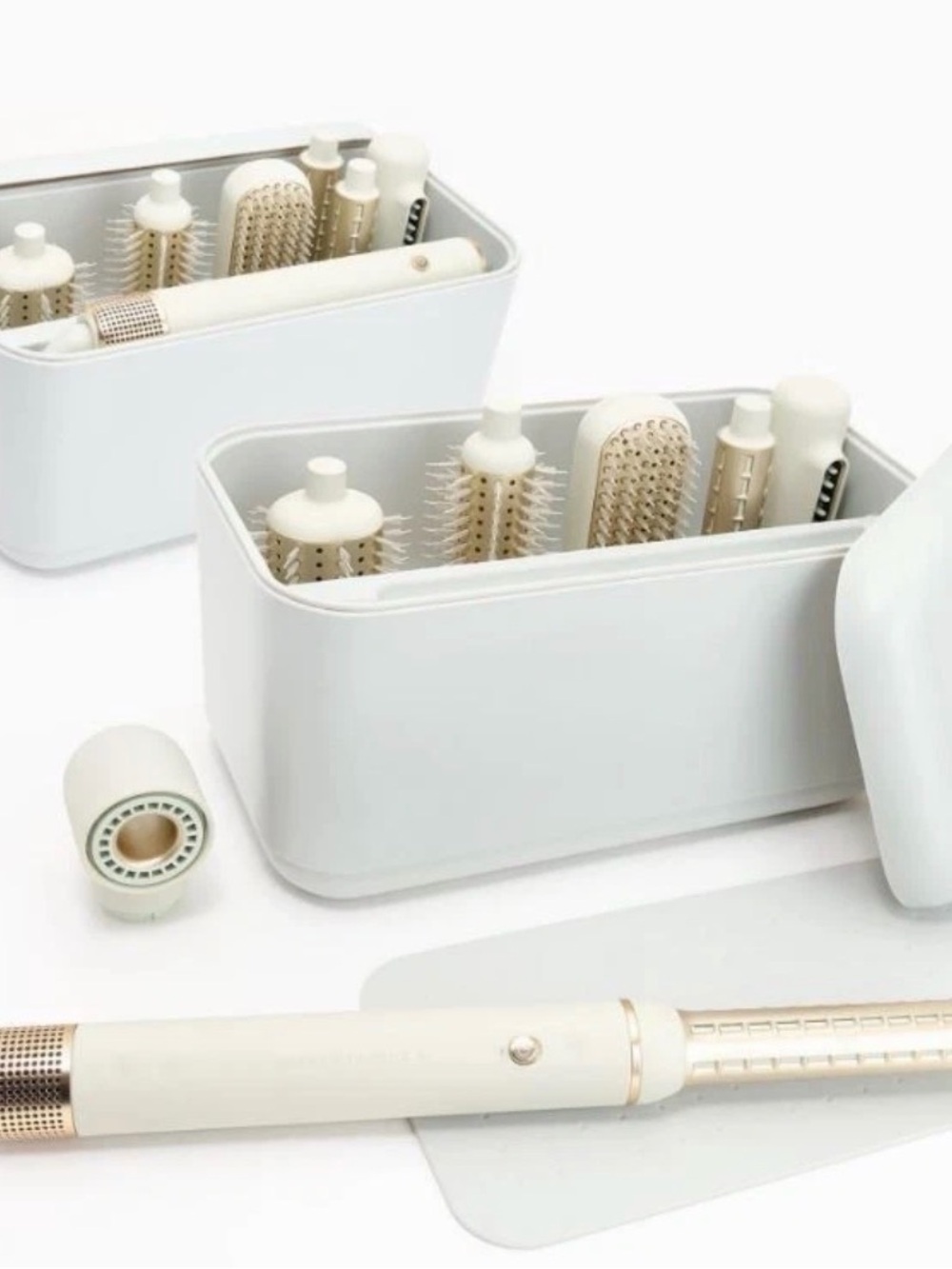 Sharper Image Revel 7-in-1 Multi-Styler with Storage Case – Like New Beige